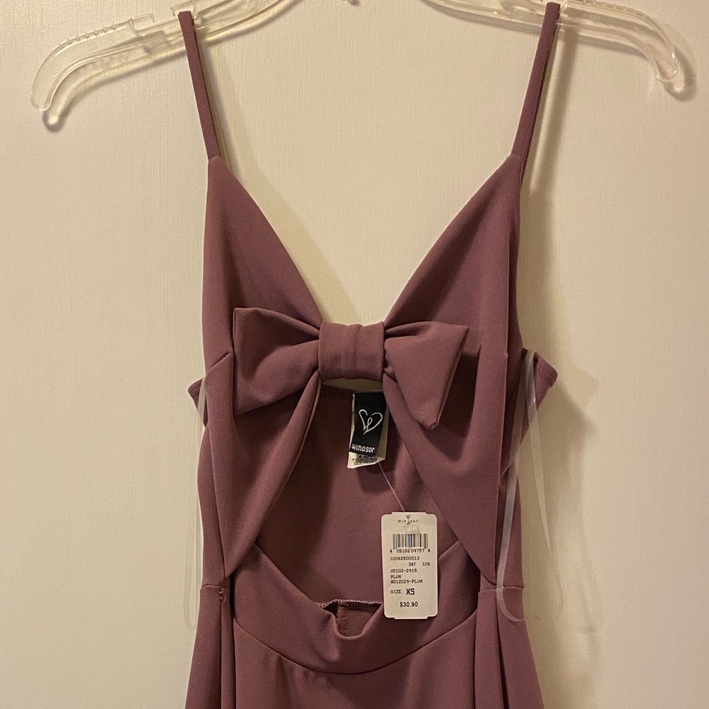 Plum Short Dress